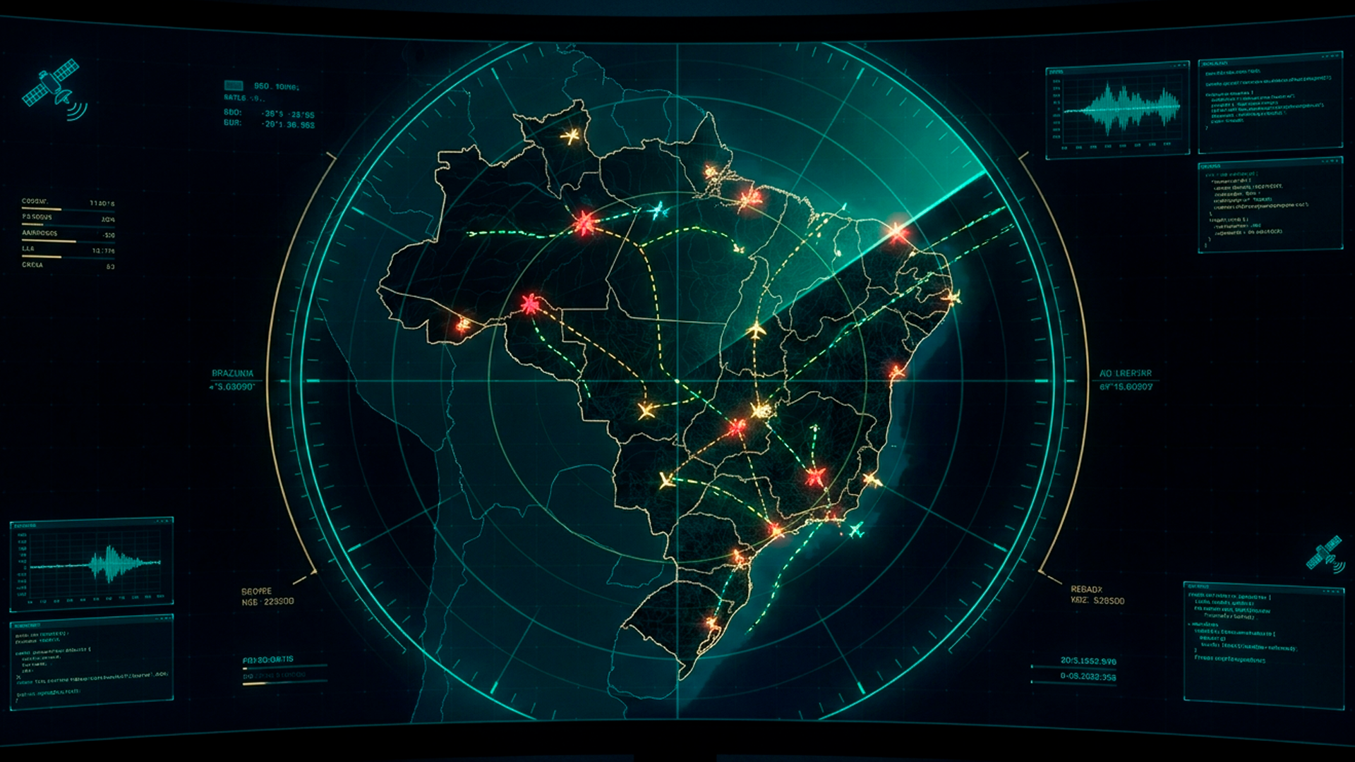 Os maiores casos ufológicos do Brasil: mapa inicial do arquivo Aurora