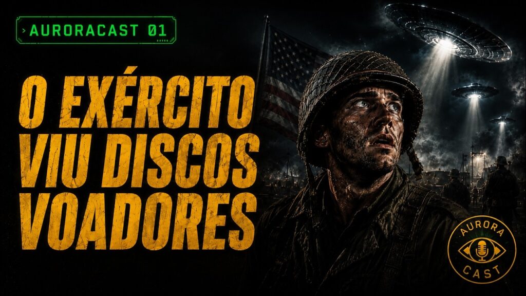Imagem do vídeo Aurora sobre estudo de 1949 e arquivos UAP antigos.
